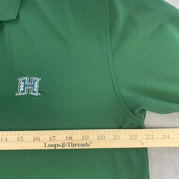 UNDER ARMOUR University of Hawaii Rainbow Warriors Adult Medium Polo/Golf Shirt - Picture 6 of 7